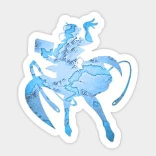 Ursula: Blue Crow Sticker